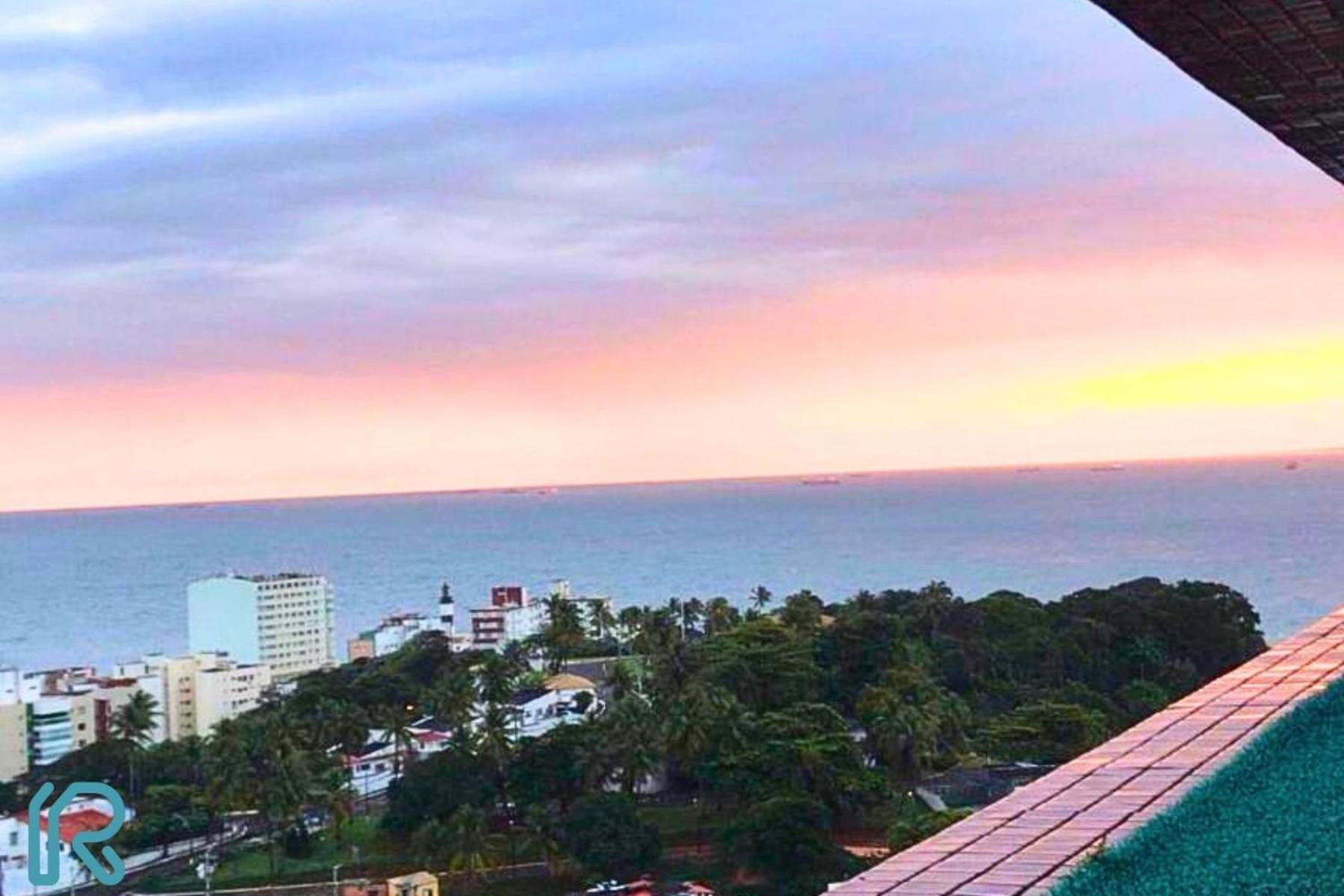 Lindo Vista Mar Completo Com Piscina No Rooftop Do Edf, Proximo Ao Porto Da Barra *